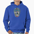 Sugar Skull Chicago Baseball Hoodie - Unique Graphic for Adults - T-Shirt, Sweatshirt, Hoodie