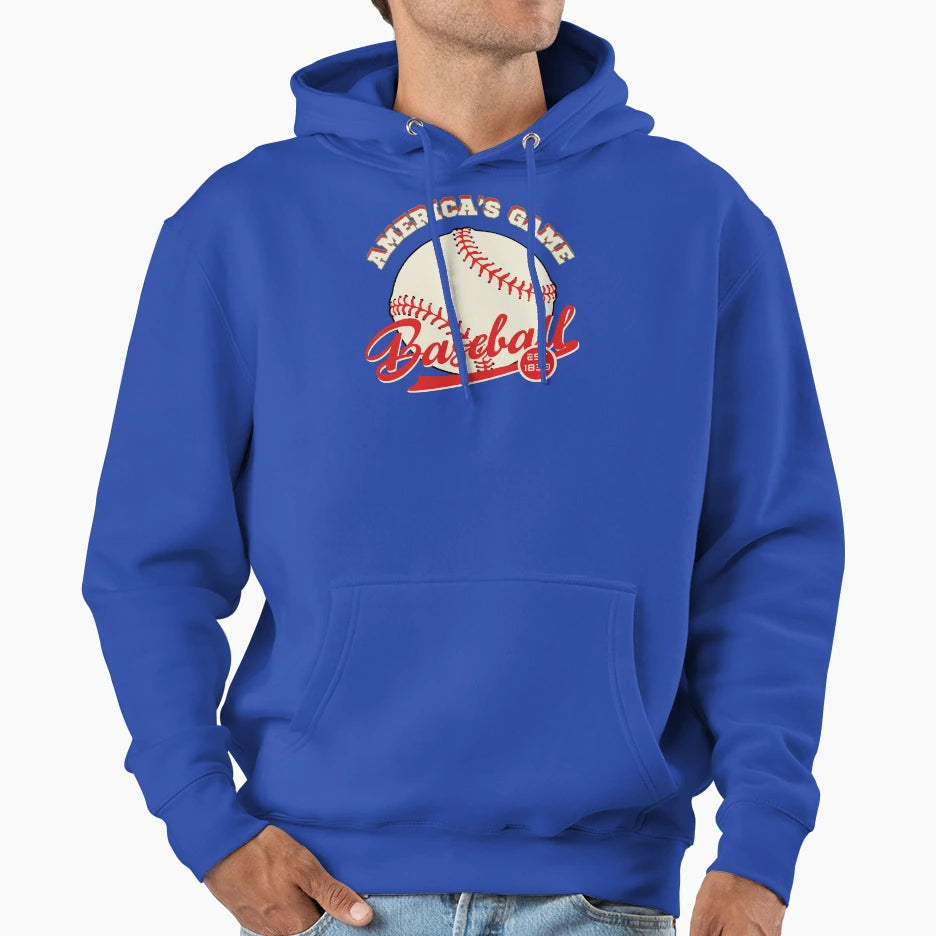 Americas Game Hoodie - Trendy Graphic for Adults - T-Shirt, Sweatshirt, Hoodie