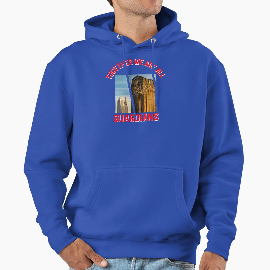 Together We Are All Guardians Hoodie - Minimalist Print for Adults - T-Shirt, Sweatshirt, Hoodie