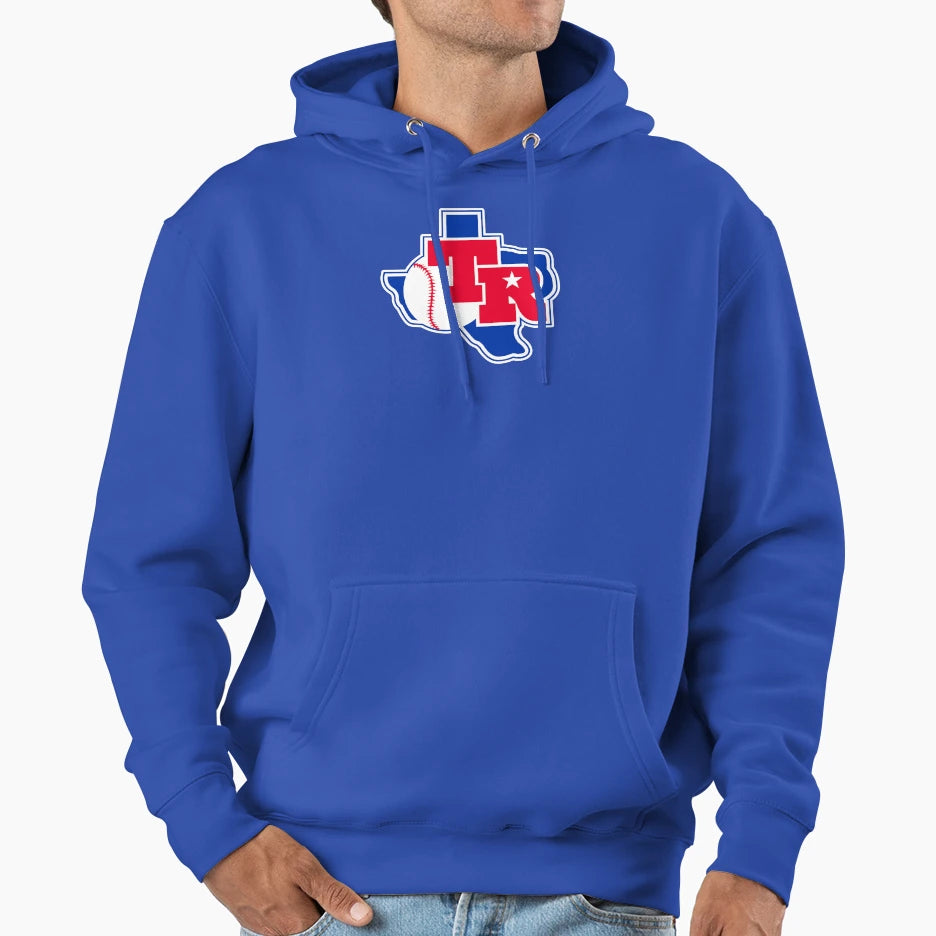 Texas Baseball Rangers Hoodie - Minimalist Print Unisex - T-Shirt, Sweatshirt, Hoodie