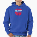 Downtown Atlanta Georgia Skyline Hoodie - Minimalist Print for Adults - T-Shirt, Sweatshirt, Hoodie