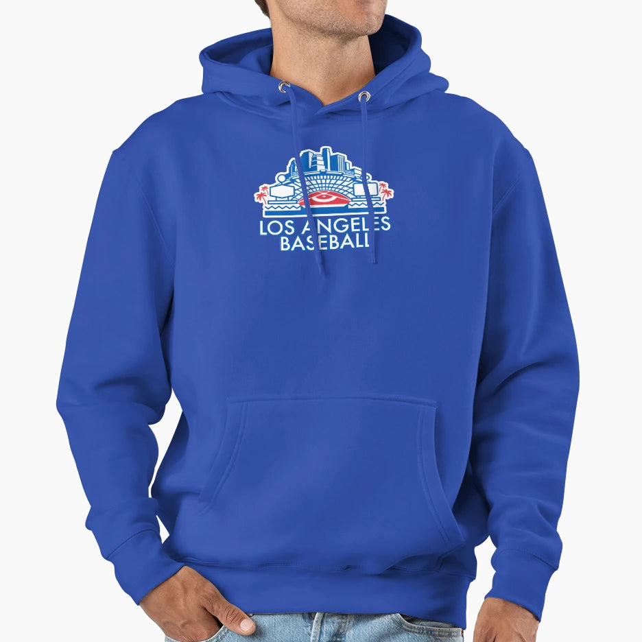 Los Angeles Baseball Stadium And T-Shirt - Minimalist Print Men Women - T-Shirt, Sweatshirt, Hoodie