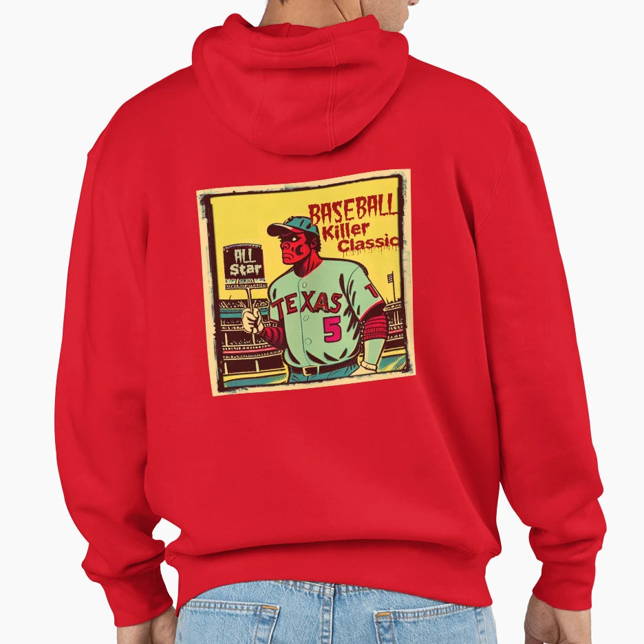 Baseball Hoodie - Casual Everyday Wear Unisex - T-Shirt, Sweatshirt, Hoodie