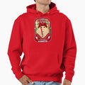 Baseball Red Blue White Rhubarb Pitchbatter Hoodie - Graphic Print Unisex - T-Shirt, Sweatshirt, Hoodie