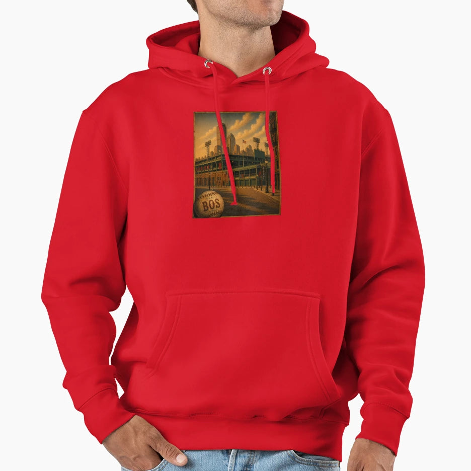 Boston Baseball Haven Hoodie - Casual Everyday Wear for Adults - T-Shirt, Sweatshirt, Hoodie