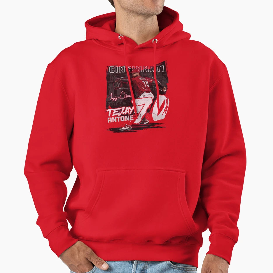 Tejay Antone State Hoodie - Trendy Graphic Unisex - T-Shirt, Sweatshirt, Hoodie