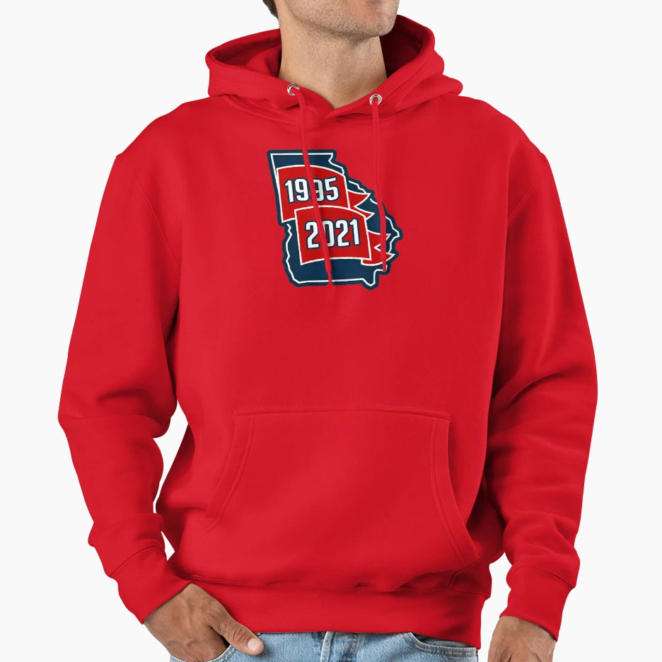 Atlanta World Champions Both Years John T-Shirt - Custom Art Print Unisex - T-Shirt, Sweatshirt, Hoodie
