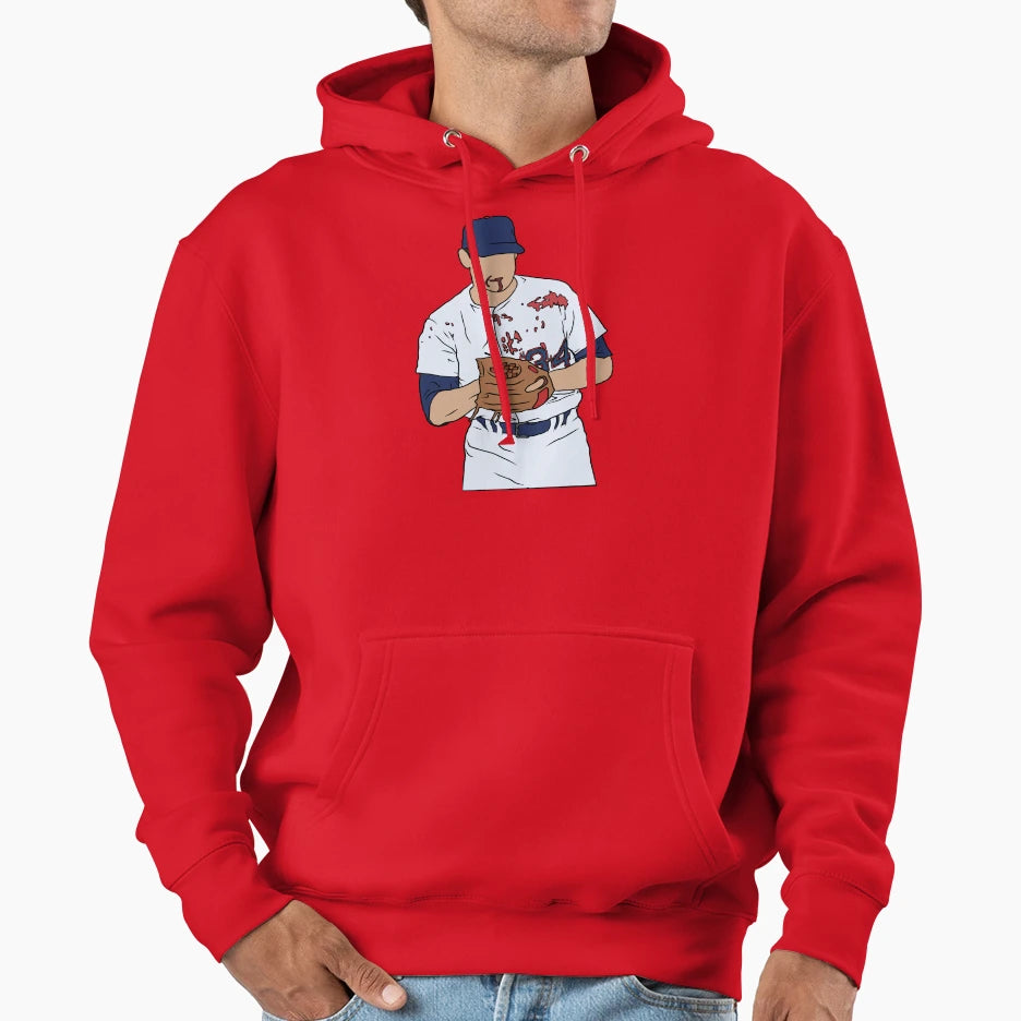 Bloody Nolan Ryan Hoodie - Aesthetic Graphic Unisex - T-Shirt, Sweatshirt, Hoodie