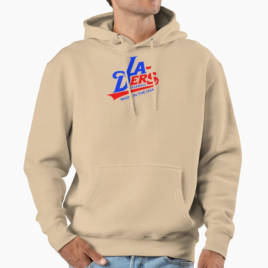 Baseball Made Usa Hoodie - Minimalist Print Unisex - T-Shirt, Sweatshirt, Hoodie