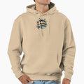 October Baseball Wave Energy Ivory Hoodie - Minimalist Print Men Women - T-Shirt, Sweatshirt, Hoodie