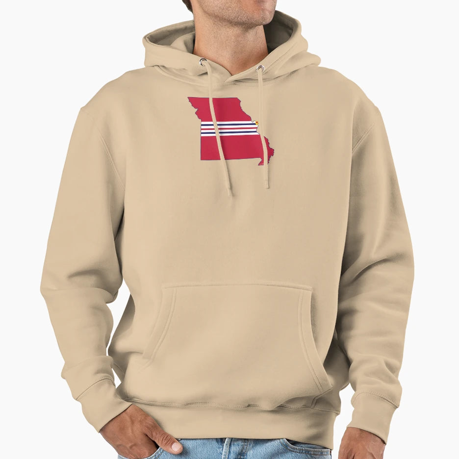 St Louis Baseball Hoodie - Unique Graphic for Adults - T-Shirt, Sweatshirt, Hoodie