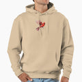 Cardinal Bird Flight Hoodie - Aesthetic Graphic for Adults - T-Shirt, Sweatshirt, Hoodie