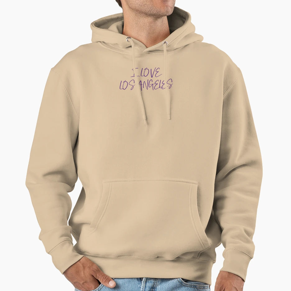 I Love Los Angeles Hoodie - Graphic Print Unisex - T-Shirt, Sweatshirt, Hoodie