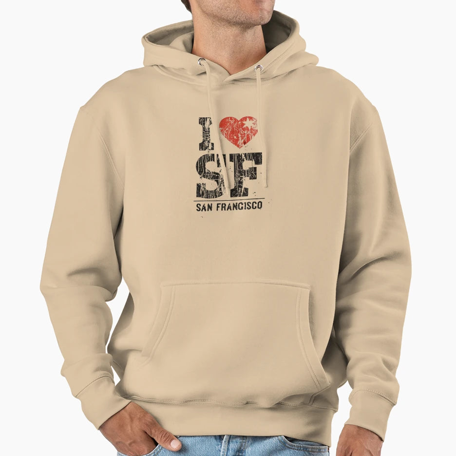 San Francisco California Hoodie - Unique Graphic for Adults - T-Shirt, Sweatshirt, Hoodie