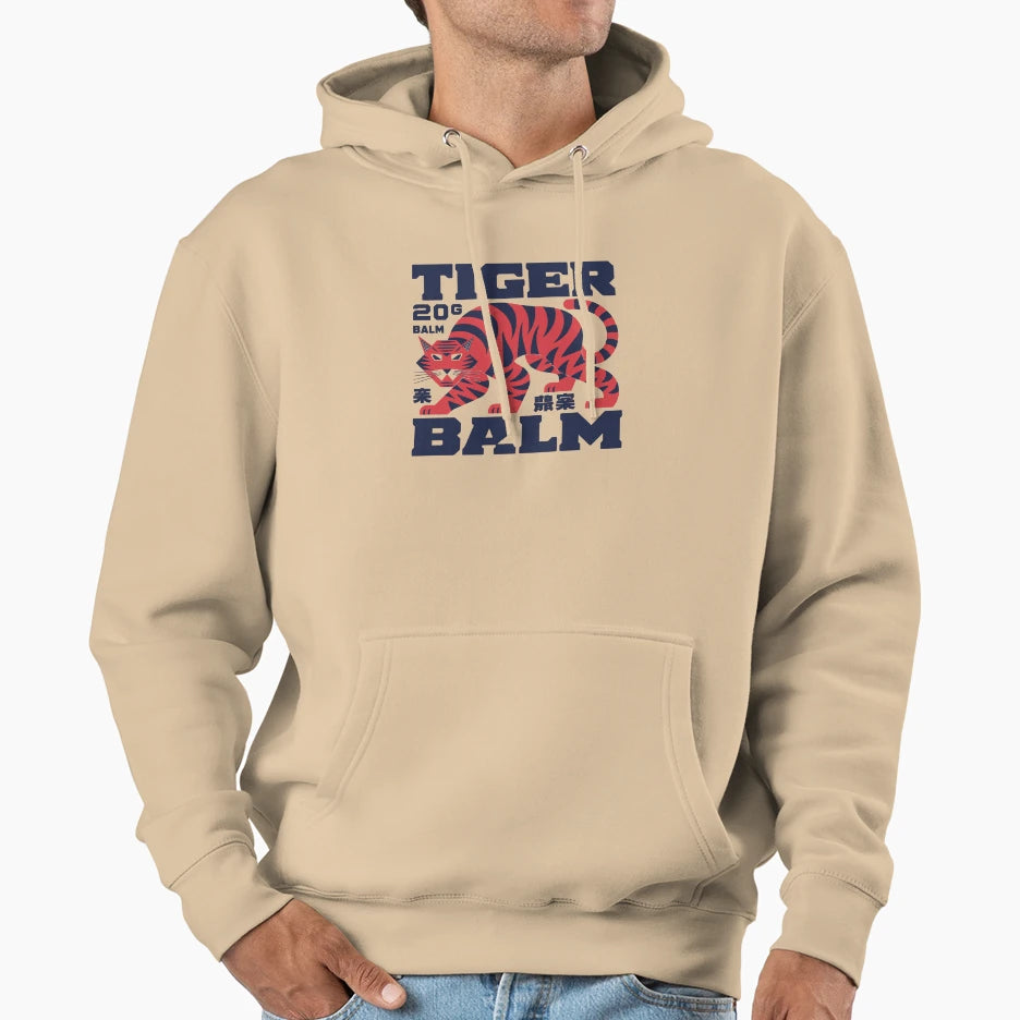 Tiger Balm Hoodie - Custom Art Print Men Women - T-Shirt, Sweatshirt, Hoodie