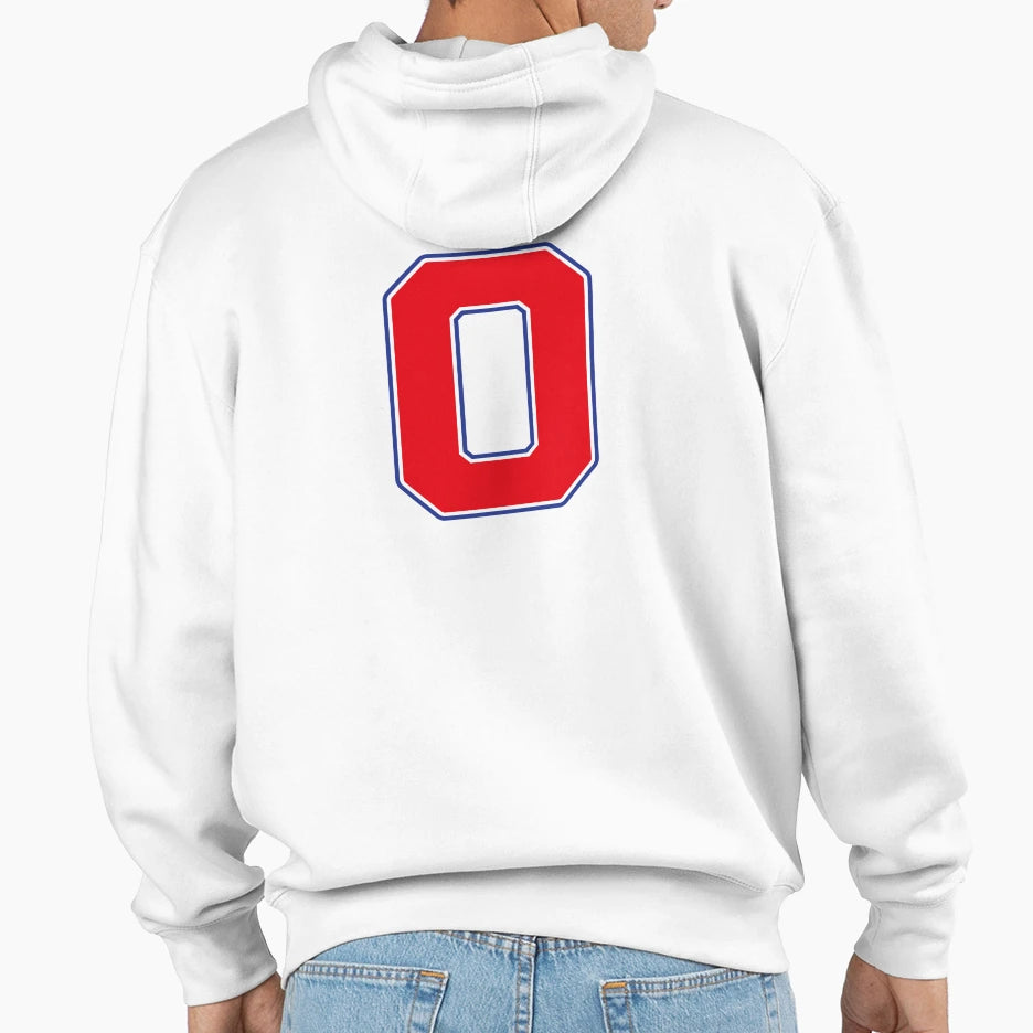 Jersey Number 0 Player Number Zero Red T-Shirt - Graphic Print Men Women - T-Shirt, Sweatshirt, Hoodie