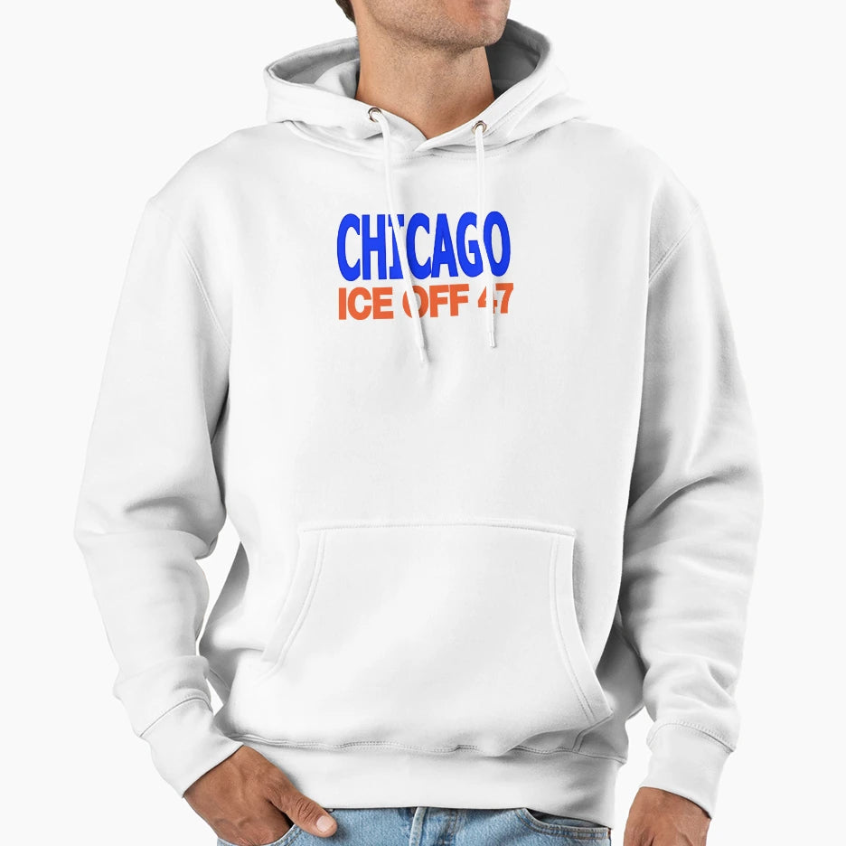 Chicago Ice Off 47 Hoodie - Minimalist Print Unisex - T-Shirt, Sweatshirt, Hoodie