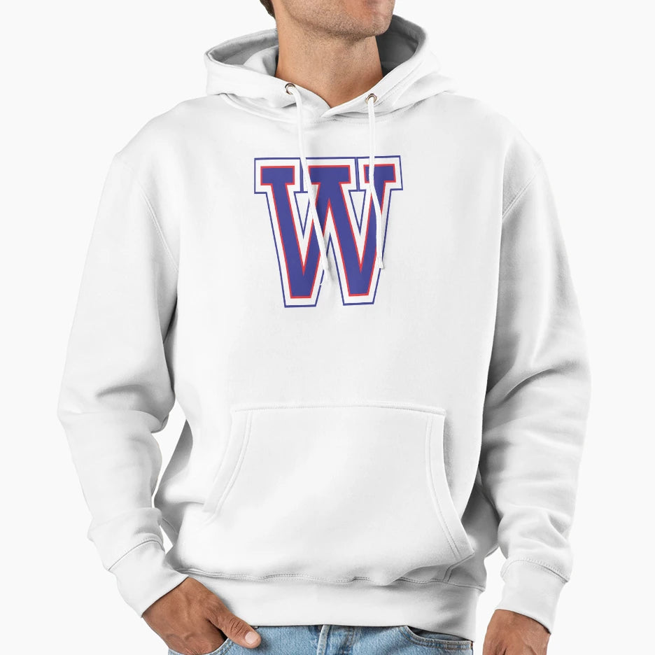 Alphabet W Hoodie - Novelty Apparel Men Women - T-Shirt, Sweatshirt, Hoodie