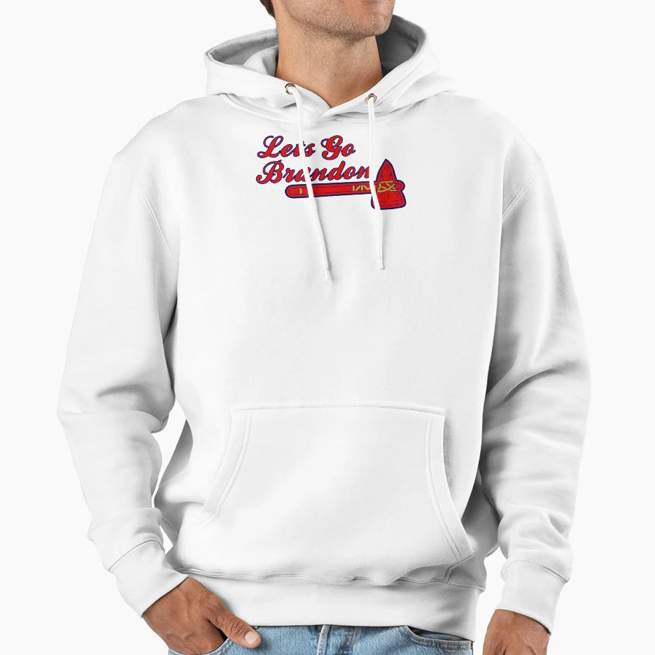 Lets Go Brandon Artwork Chop Hoodie - Unique Graphic Unisex - T-Shirt, Sweatshirt, Hoodie