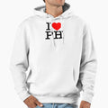 I Heart Ph Philippines Hoodie - Unique Graphic for Adults - T-Shirt, Sweatshirt, Hoodie