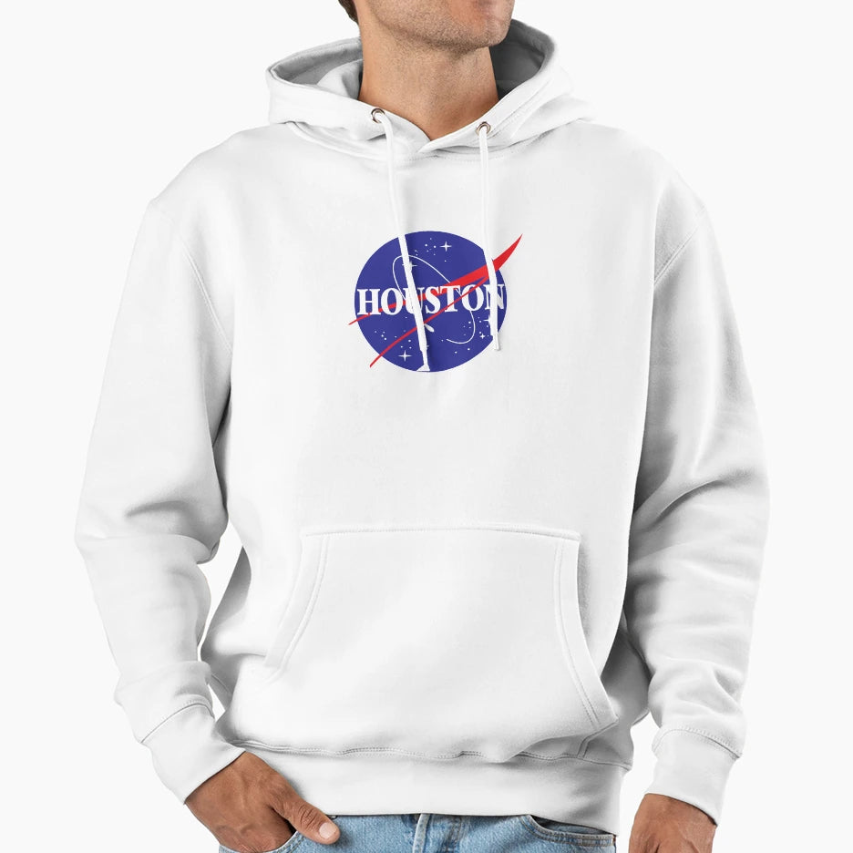 Nasa Houston Hoodie - Novelty Apparel Unisex - T-Shirt, Sweatshirt, Hoodie