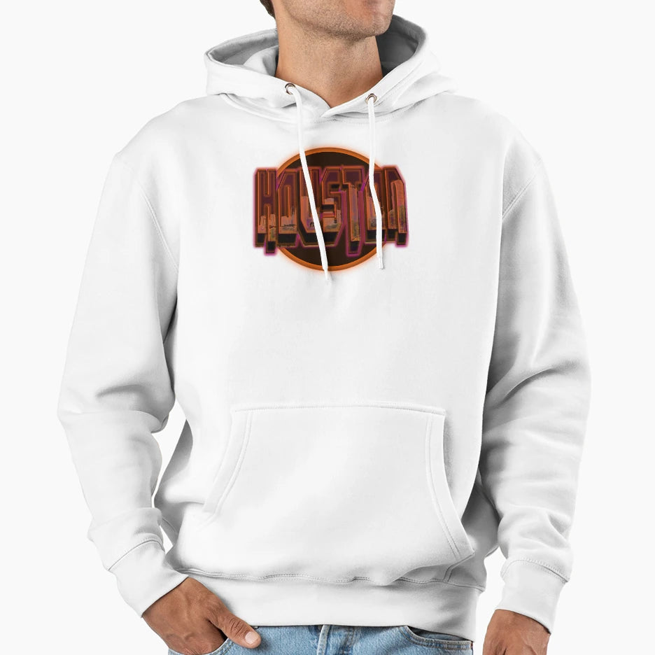 Houston Hustlers Skyline 1 Hoodie - Graphic Print Men Women - T-Shirt, Sweatshirt, Hoodie