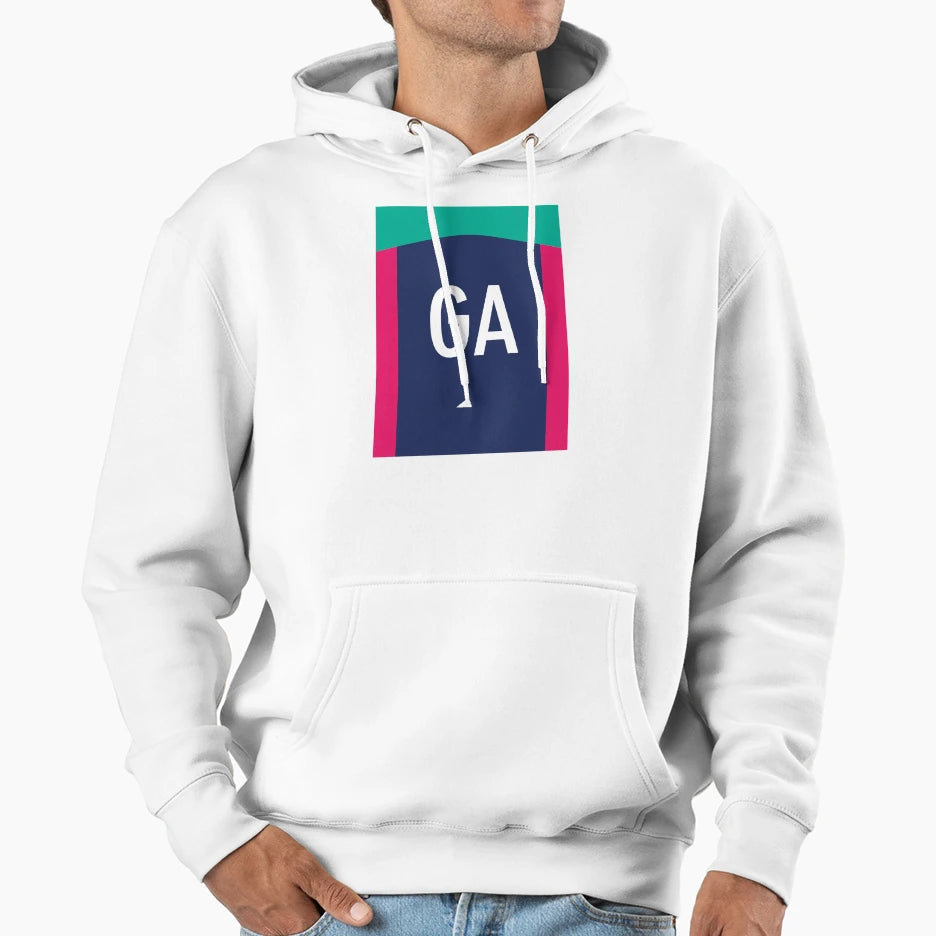 Melbourne Vixens Bib Goal Attack Hoodie - Fun Novelty Design Unisex - T-Shirt, Sweatshirt, Hoodie