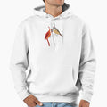 Vermilion Cardinal Hoodie - Custom Art Print Men Women - T-Shirt, Sweatshirt, Hoodie