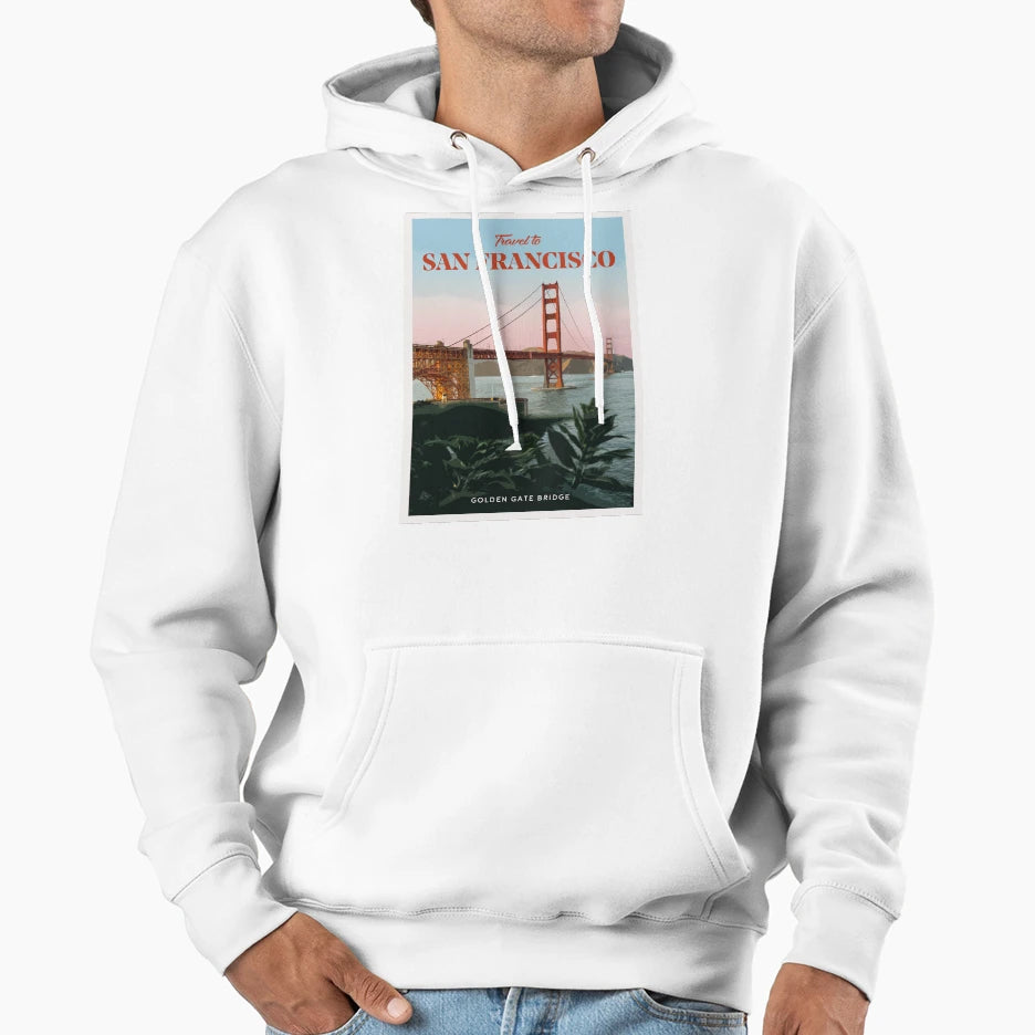 San Francisco Hoodie - Fun Novelty Design for Adults - T-Shirt, Sweatshirt, Hoodie