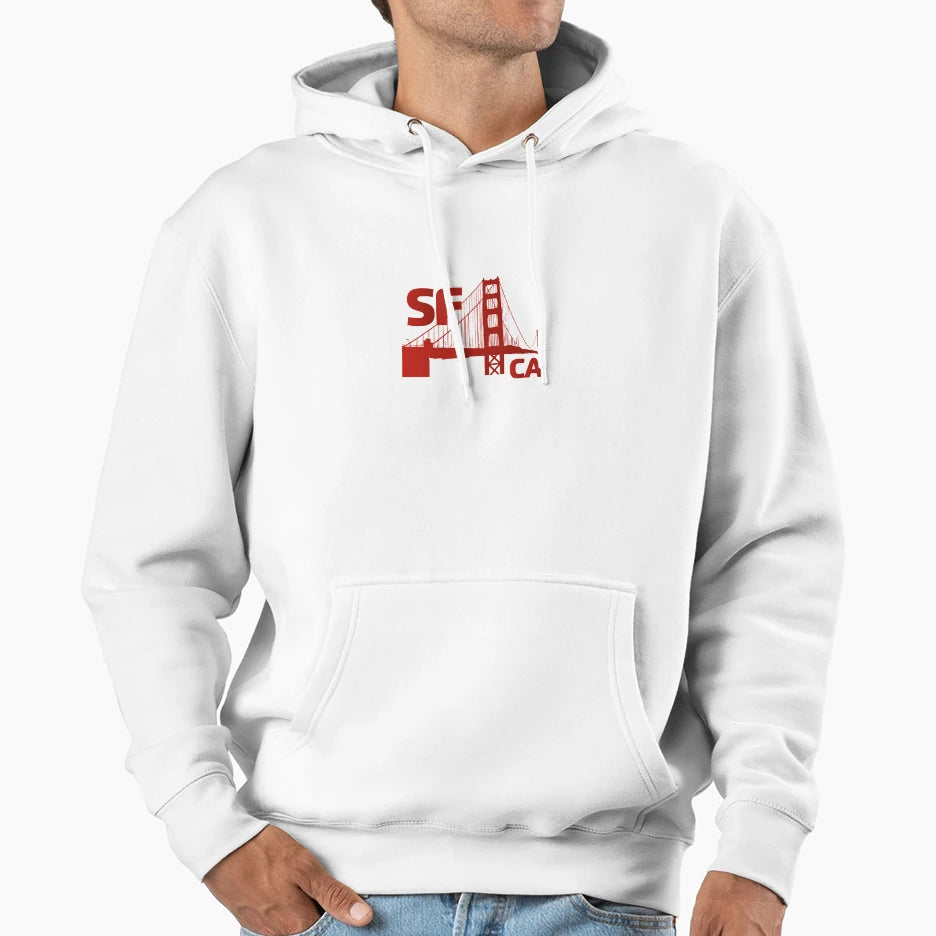 San Francisco California Hoodie - Custom Art Print Unisex - T-Shirt, Sweatshirt, Hoodie