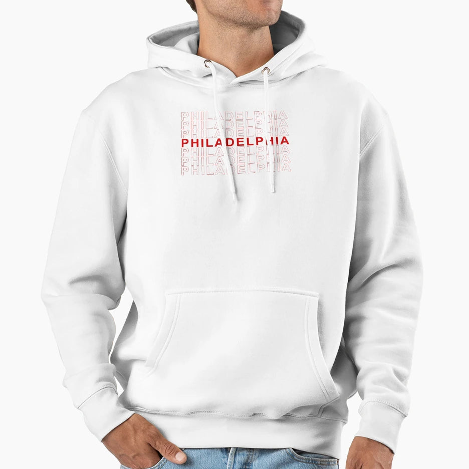 Philadelphia Thank You Bag Hoodie - Custom Art Print Men Women - T-Shirt, Sweatshirt, Hoodie