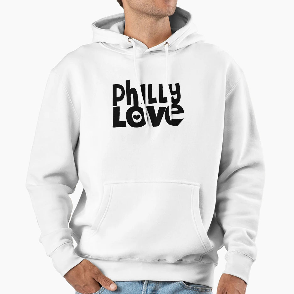 Philly Love Hoodie - Graphic Print Men Women - T-Shirt, Sweatshirt, Hoodie