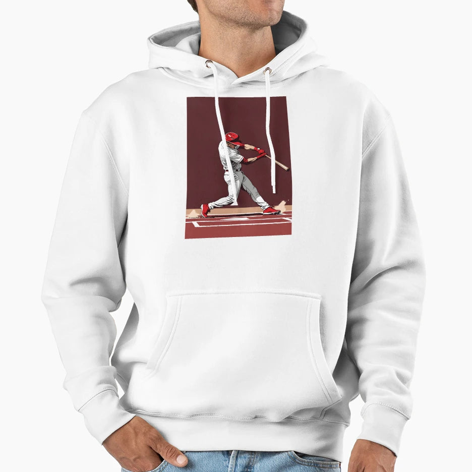 Baseball Player Hoodie - Unique Graphic Men Women - T-Shirt, Sweatshirt, Hoodie