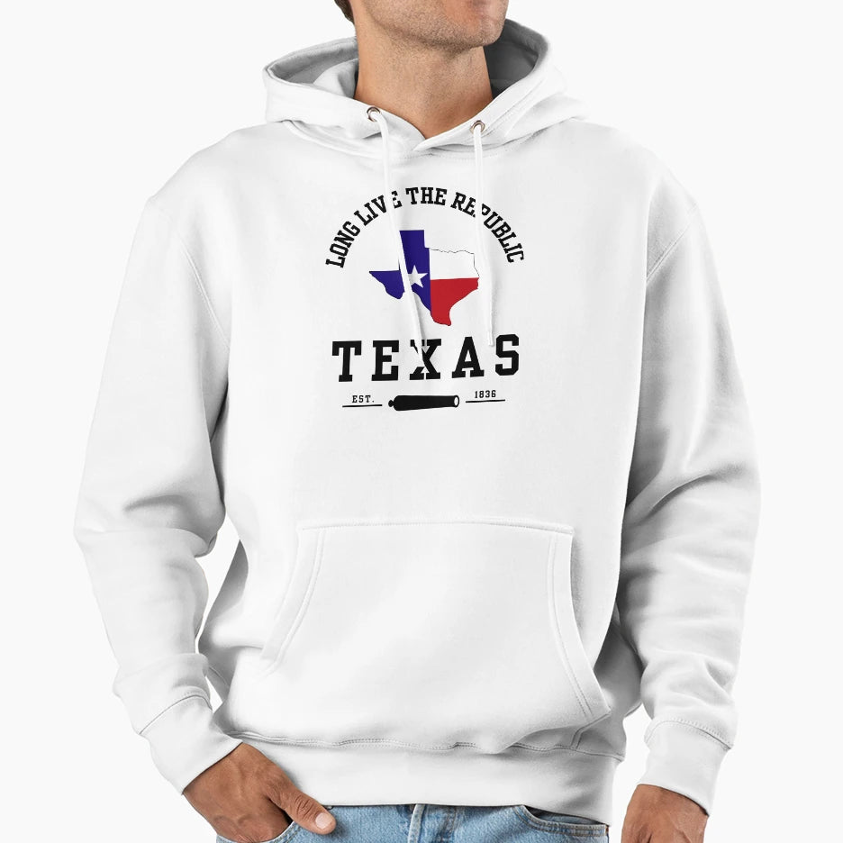 Republic Texas Hoodie - Custom Art Print Unisex - T-Shirt, Sweatshirt, Hoodie