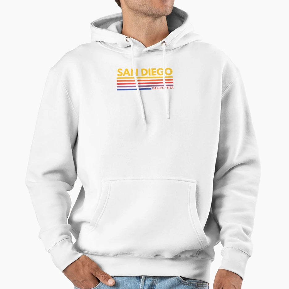 San Diego California Hoodie - Custom Art Print for Adults - T-Shirt, Sweatshirt, Hoodie