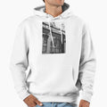 Ibrox Black And White Hoodie - Minimalist Print Men Women - T-Shirt, Sweatshirt, Hoodie