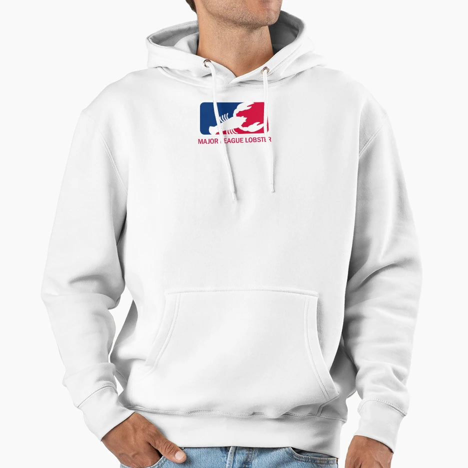 Major League Lobster Red Letters Hoodie - Custom Art Print Unisex - T-Shirt, Sweatshirt, Hoodie