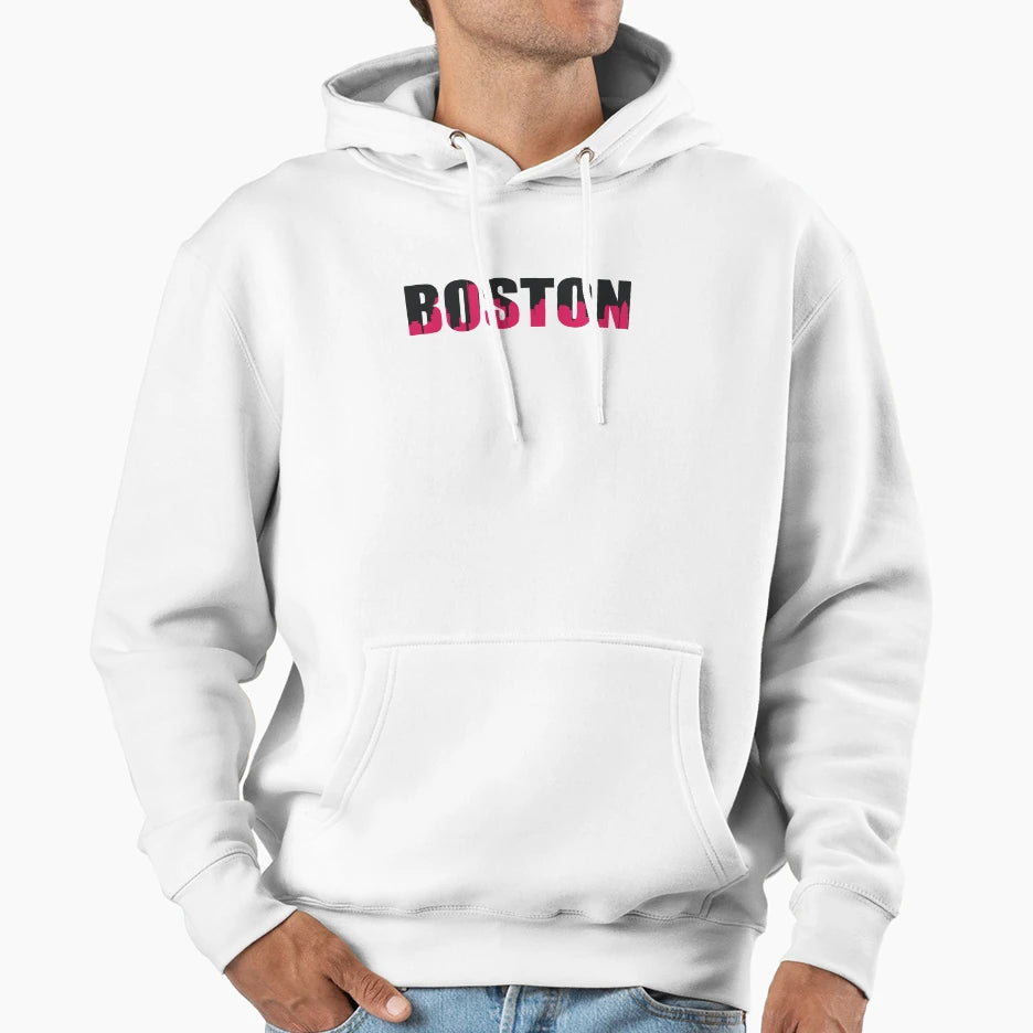 Boston Capital City Massachusetts Hoodie - Casual Everyday Wear Unisex - T-Shirt, Sweatshirt, Hoodie