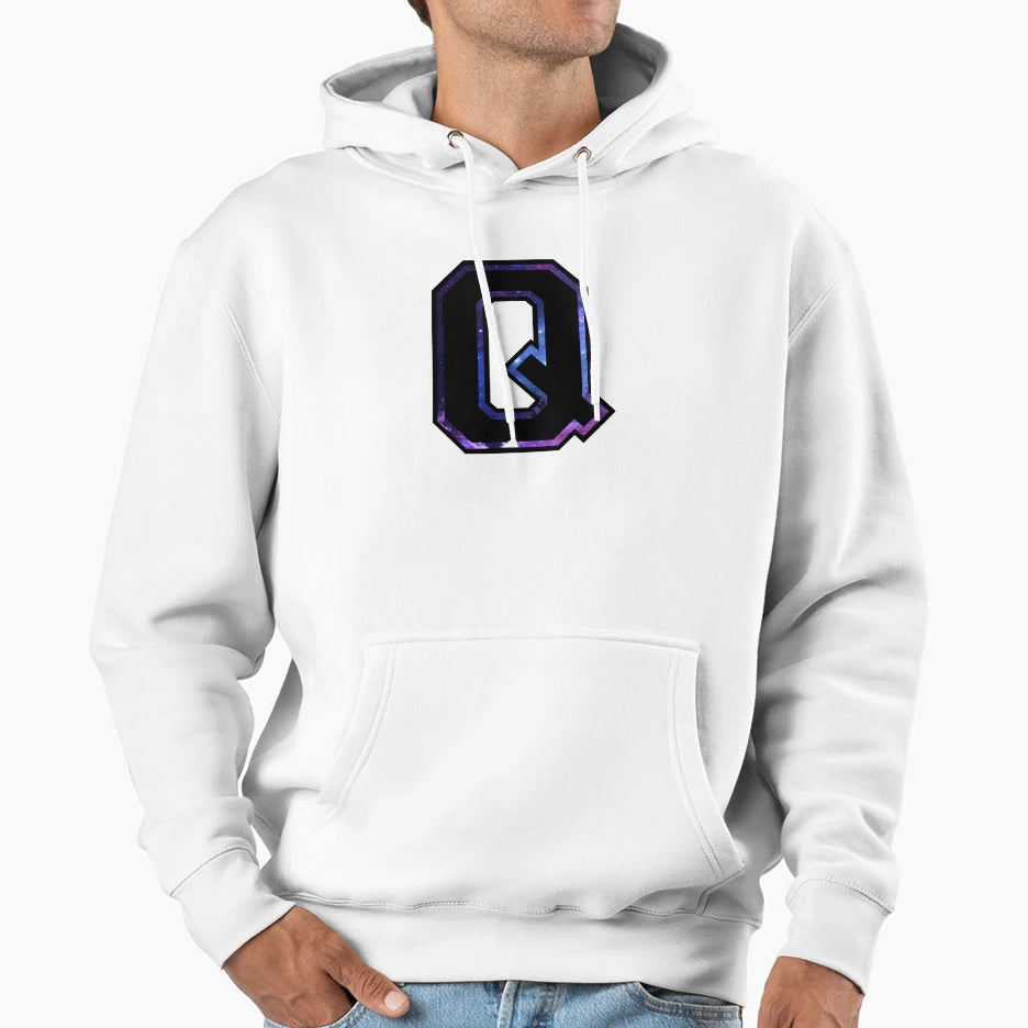 Q Varsity Letters Hoodie - Aesthetic Graphic Unisex - T-Shirt, Sweatshirt, Hoodie