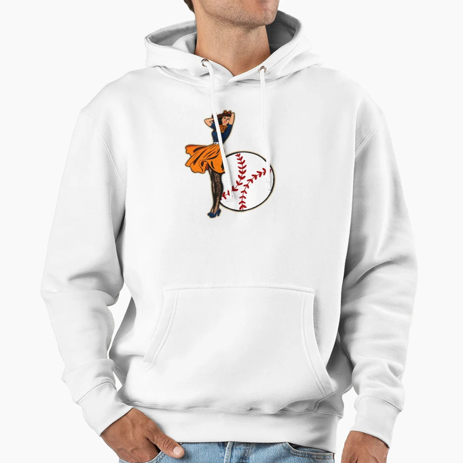 Houston Baseball Hoodie - Minimalist Print Unisex - T-Shirt, Sweatshirt, Hoodie