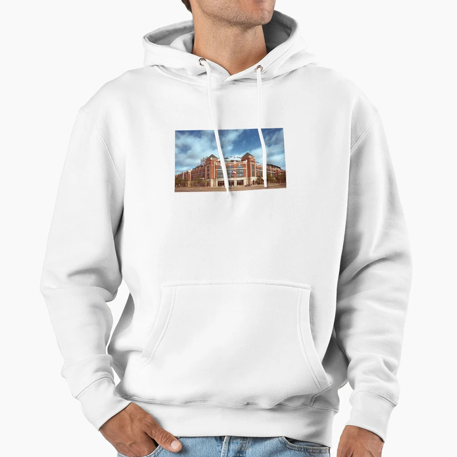 Rangers Ballpark Arlington Hoodie - Graphic Print for Adults - T-Shirt, Sweatshirt, Hoodie