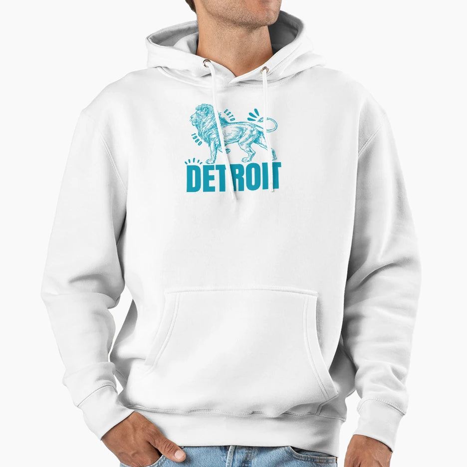 Detroit Hoodie - Fun Novelty Design Men Women - T-Shirt, Sweatshirt, Hoodie