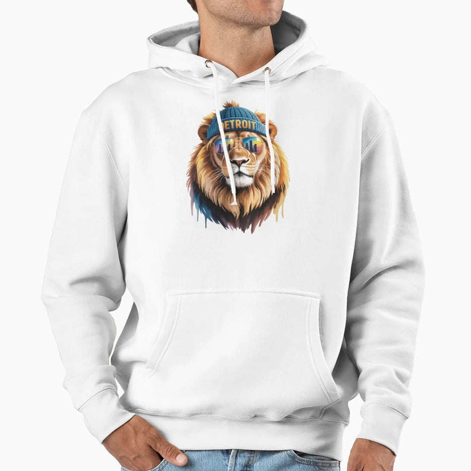 Detroit Lion Hoodie - Casual Everyday Wear for Adults - T-Shirt, Sweatshirt, Hoodie