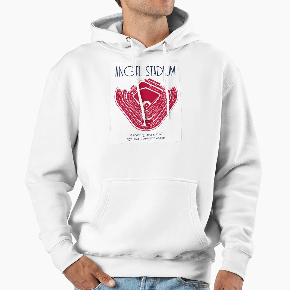 Los Angeles Anaheim Angels Stadium Hoodie - Minimalist Print Men Women - T-Shirt, Sweatshirt, Hoodie