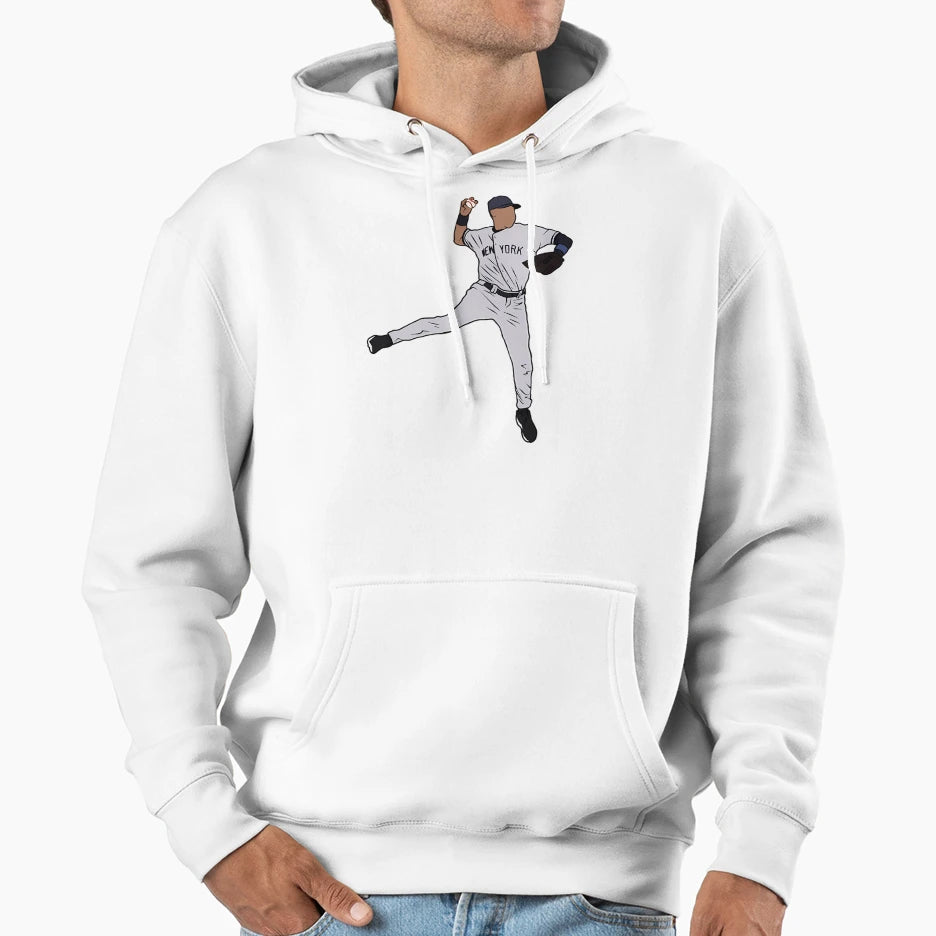 Derek Jeter Jump Throw Hoodie - Minimalist Print Unisex - T-Shirt, Sweatshirt, Hoodie
