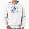Grunge Chicago Baseball Hoodie - Graphic Print Men Women - T-Shirt, Sweatshirt, Hoodie