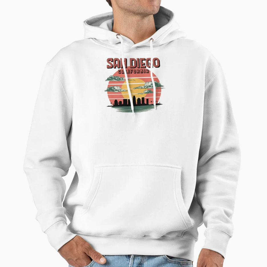 San Diego California Hoodie - Casual Everyday Wear for Adults - T-Shirt, Sweatshirt, Hoodie