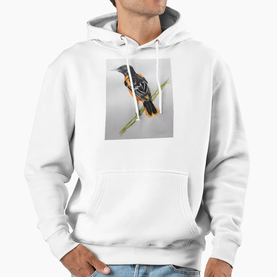 Baltimore Oriole Hoodie - Casual Everyday Wear Unisex - T-Shirt, Sweatshirt, Hoodie