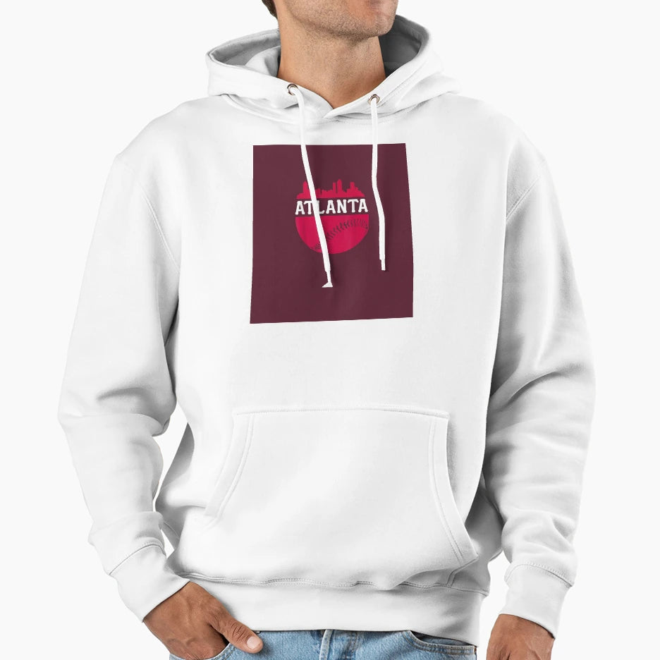 Atlanta Baseball Jersey Accessories Hoodie - Unique Graphic Men Women - T-Shirt, Sweatshirt, Hoodie