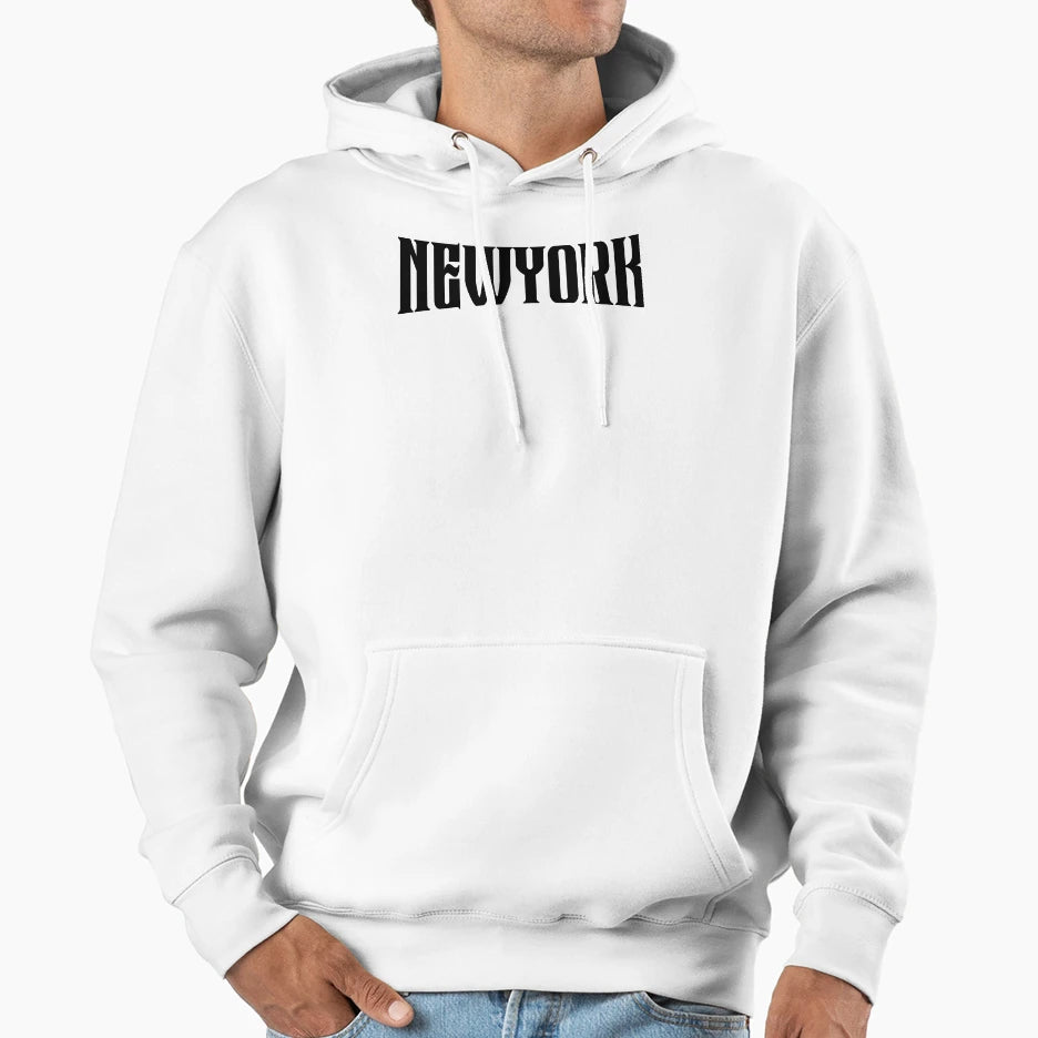 Typography Streetwear Urban Usa New York Hoodie - Trendy Graphic Men Women - T-Shirt, Sweatshirt, Hoodie